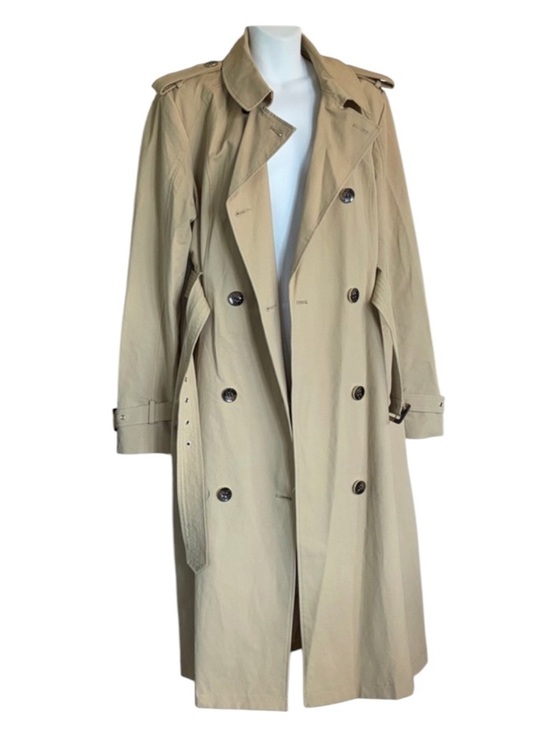 New York & Company Jackets & Blazers - NEW YORK & CO Trench Coat, Women's, XL, Beige, EUC Tortoise shell buttons/buckle